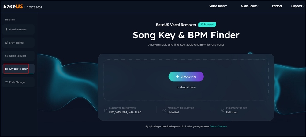 accédez au Key BPM Finder